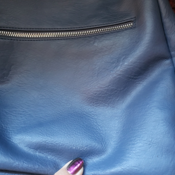 INC Blue Leather Purse - Picture 10 of 10